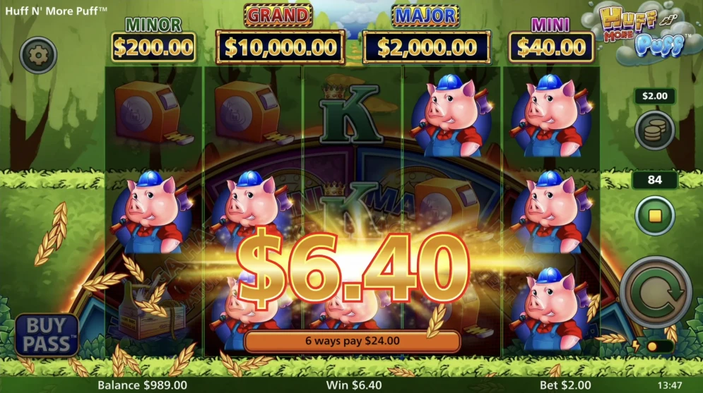 Huff N' More Puff Slot